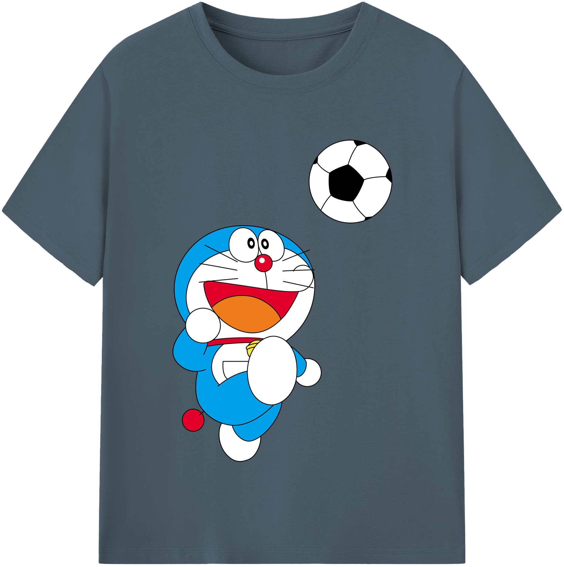 （画像用） ドラえもん Doraemon 綿100％半袖Tシャツ（フロントプリント）